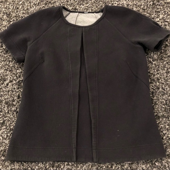 LULULEMON black shirt sleeve pullover sweatshirt - Picture 1 of 8